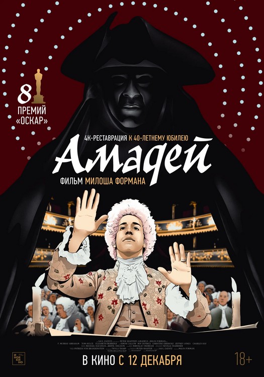 Фильм «Амадей» (1984) получил 8 Оскаров