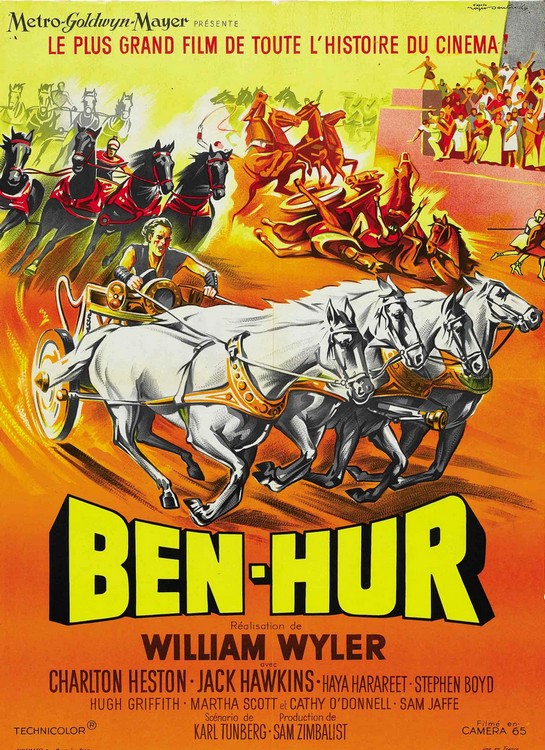 Фильм «Бен-Гур» (1959) получил 11 Оскаров
