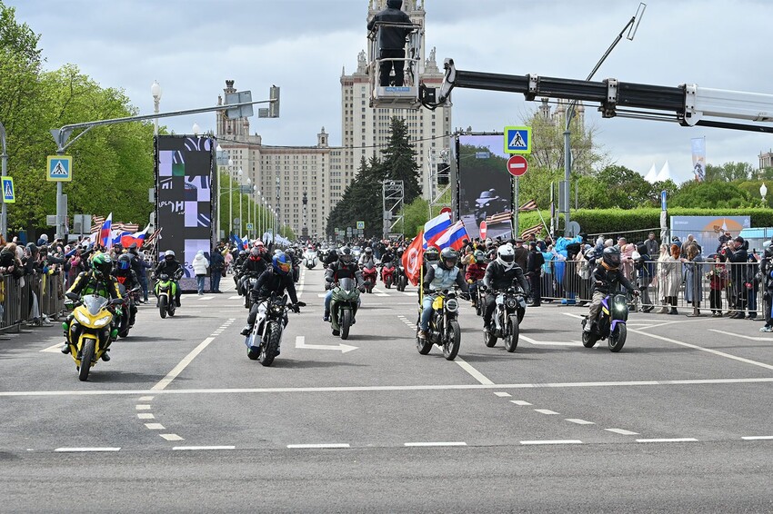 Мотофестиваль в честь закрытия сезона пройдет на Воробьевых горах