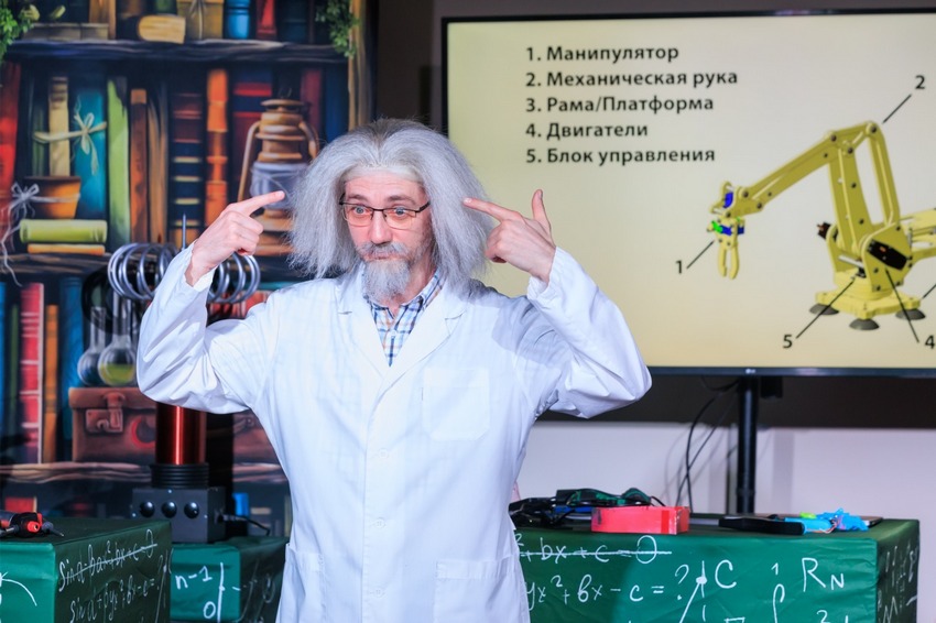 Детский спектакль «Учёная семейка и роботы»