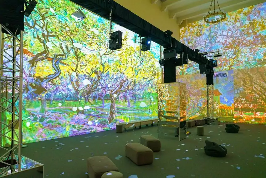 Иммерсивная мультимедийная выставка «Быть Ван Гогом» на ВДНХ