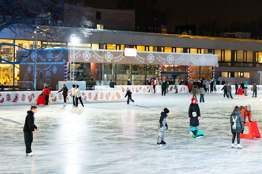 Бесплатный каток на Воробьевых горах