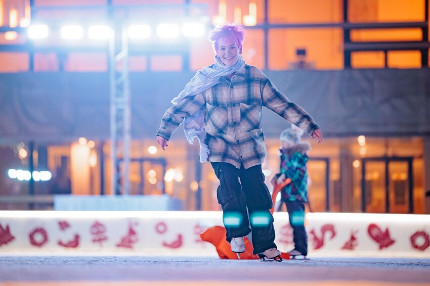 Бесплатный каток на Воробьевых горах