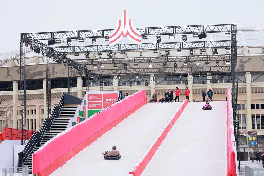 Зимний спортивный фестиваль в «Лужниках» приглашает на семейные спортивные активности