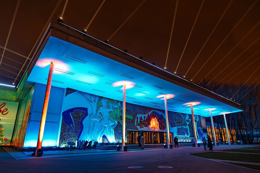 На Воробьевых горах открылась одна из главных площадок проекта «Зима в Москве»