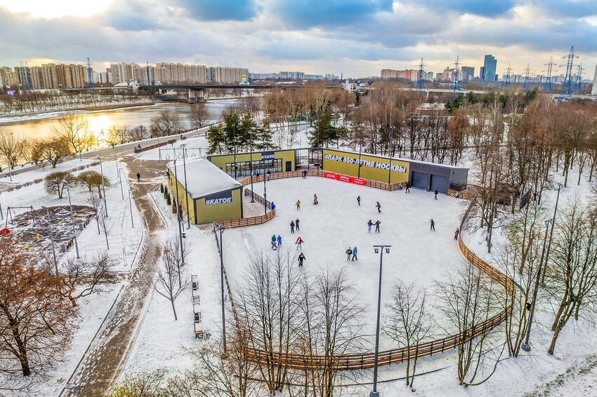 Около 1300 катков будут работать в Москве этой зимой