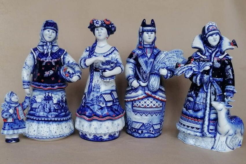 Выставка «Гжель. Времена года»