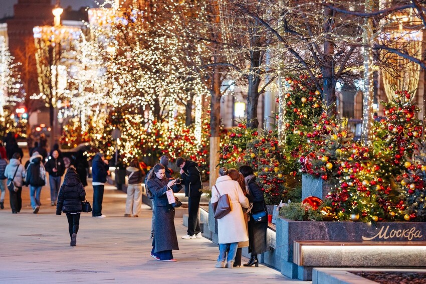 Лучшие места для ярких новогодних фотосессий в центре Москвы