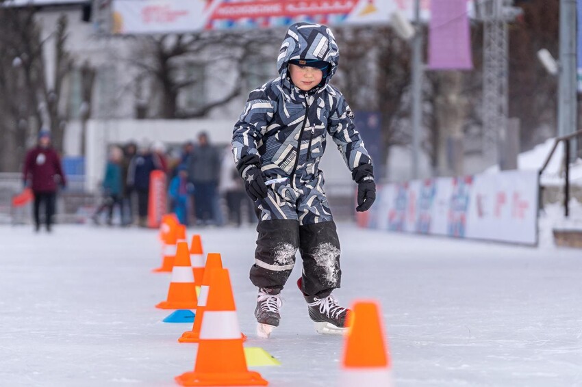 Фестиваль конькобежного спорта «Московские молнии» на ВДНХ