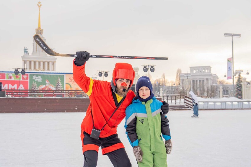 Спортивно-развлекательная программа к 90-летию «Союзмультфильма» на ледовой арене ВДНХ