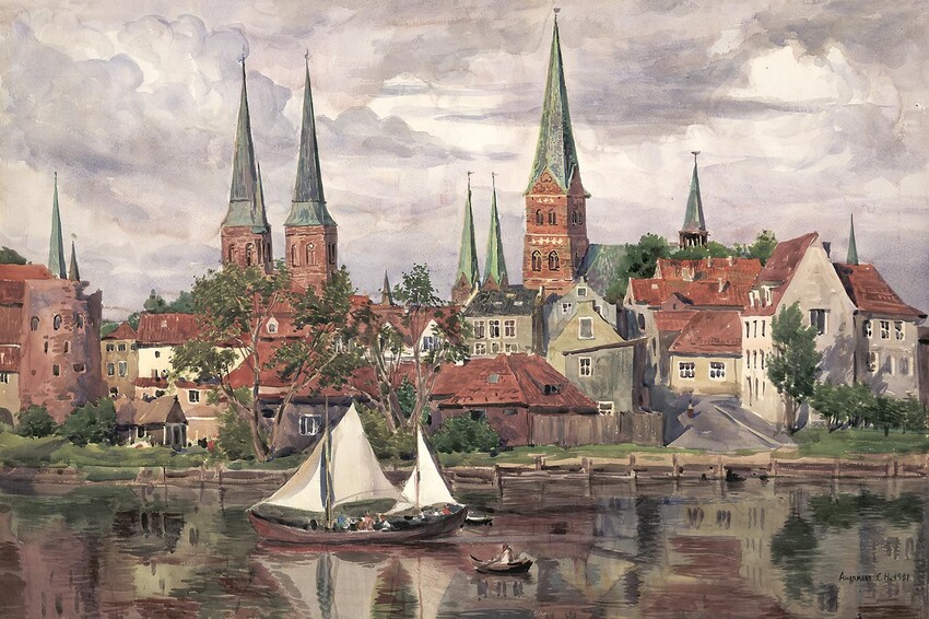 Выставка «Сергей Андрияка. Гимн акварели» пройдет в медиацентре парка «Зарядье»