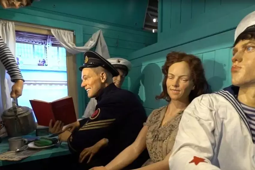 «Поезд Победы» на Белорусском вокзале