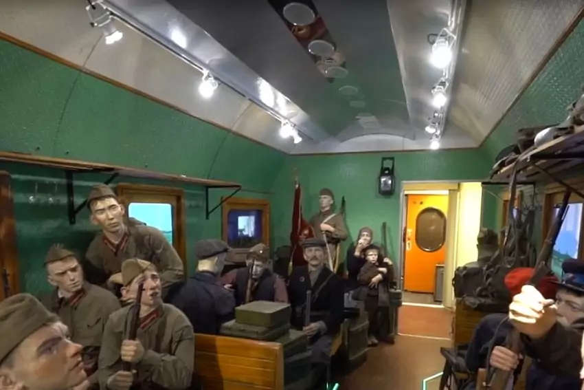 «Поезд Победы» на Белорусском вокзале