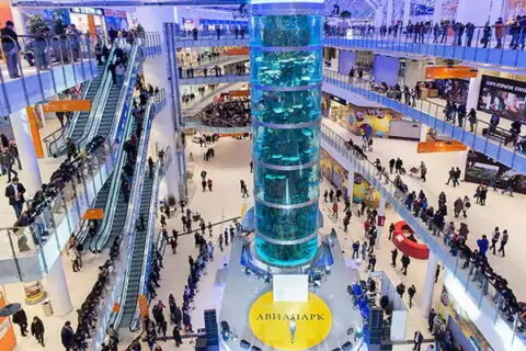 Аквариум в ТРЦ «Авиапарк»
