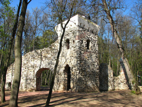 Башня-руина в парке Царицыно