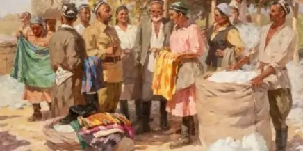Выставка «Белое золото. Хлопок в искусстве советского Востока»