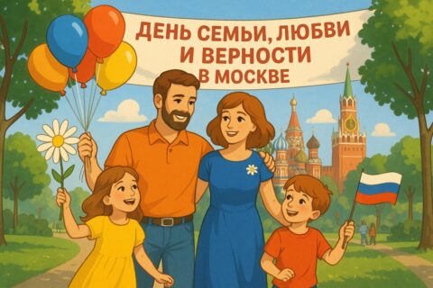 Москва приглашает отметить День семьи, любви и верности