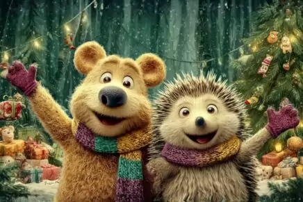 Ёлка «Трям! Новый год с Ёжиком и Медвежонком по сказкам С. Козлова»