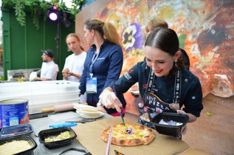 Гастрономический фестиваль на Манежной площади