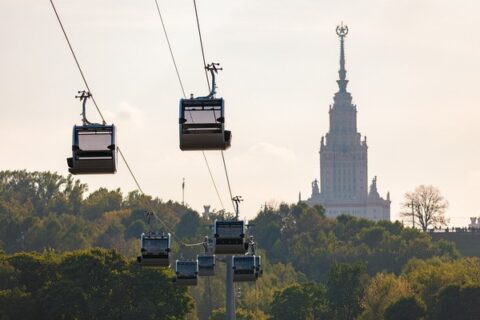 Канатная дорога на Воробьевых горах