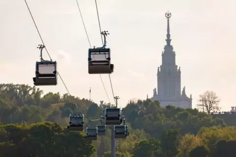 Канатная дорога на Воробьевых горах