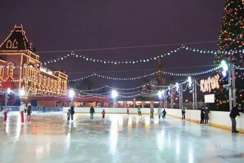 Катки Москвы на карте