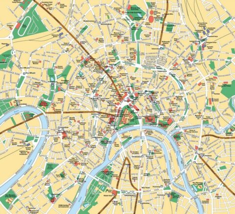 Музеи Москвы на карте