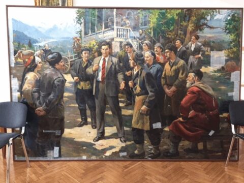 Экспозиция музея-мастерской Дмитрия Налбандяна