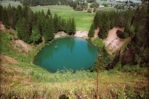 Озеро Морской Глаз в республике Марий Эл