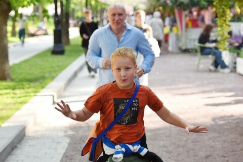 Фестиваль «Папа и сын» на Тверском бульваре