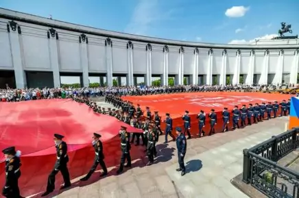 Парад кадетского движения Москвы «Не прервется связь поколений»
