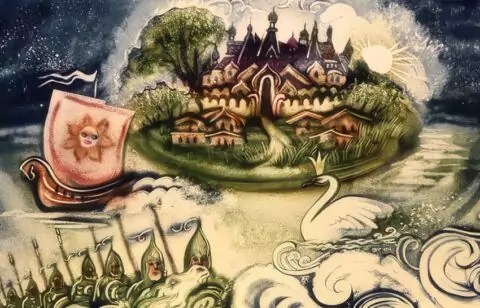 Песочное шоу с оркестром «Сказка о царе Салтане»