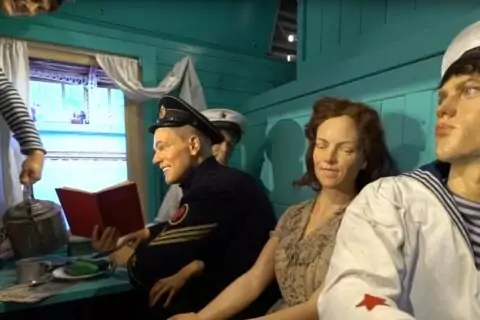 «Поезд Победы» на Белорусском вокзале