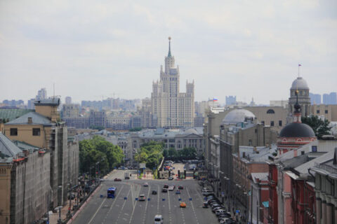 Смотровая площадка на крыше Центрального детского магазина на Лубянке