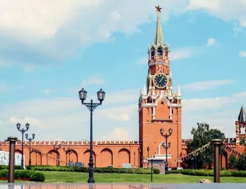 Спасская башня Московского Кремля