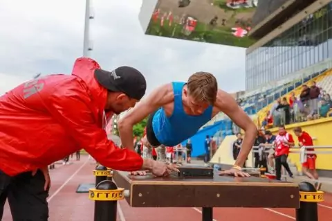 Праздник спорта на стадионе «Москвич»