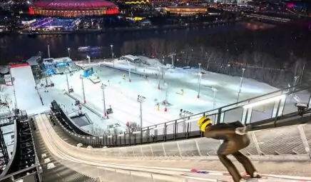 Лыжный трамплин на Воробьевых горах