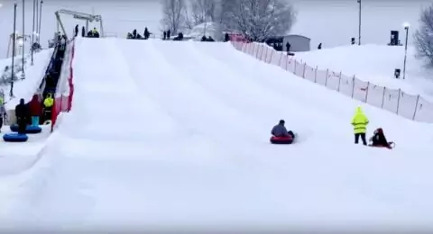 Тюбинг в горнолыжном комплексе «Лата Трэк»
