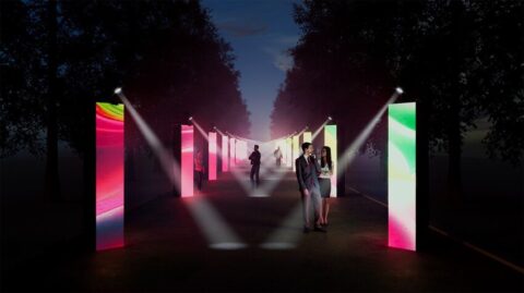 Фестиваль света «Проекция» впервые пройдет в кинопарке «Москино»