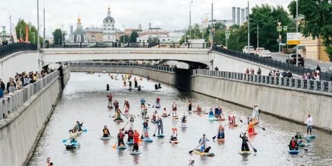 Фестиваль сапсерфинга «Яуза Фест»