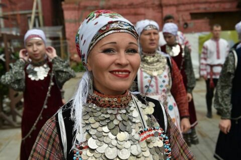 Национальный удмуртский праздник Гербер на ВДНХ