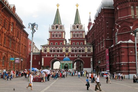 Воскресенские ворота на Красной площади