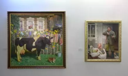 Три поколения живописцев: в Академии художеств открылась выставка «Династия художников Кугачей. Живопись. Реализм»