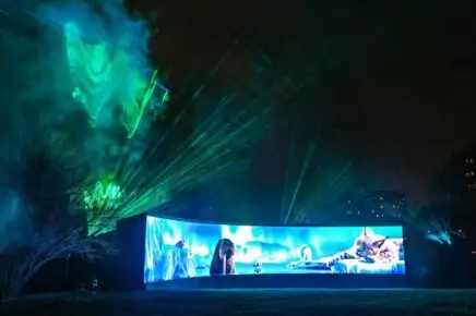 На Воробьевых горах покажут световые представления в рамках фестиваля «Зима в Москве»