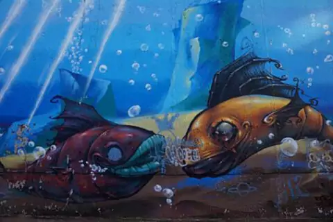 Самые красивые граффити на улицах Москвы